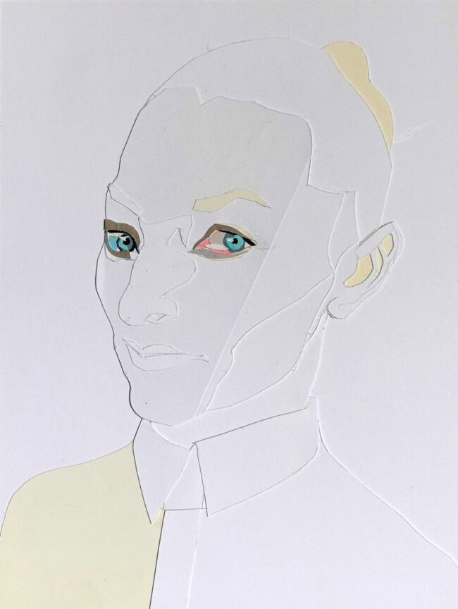 Bianca su Bianco | Wit #4 | 18×24 | carta