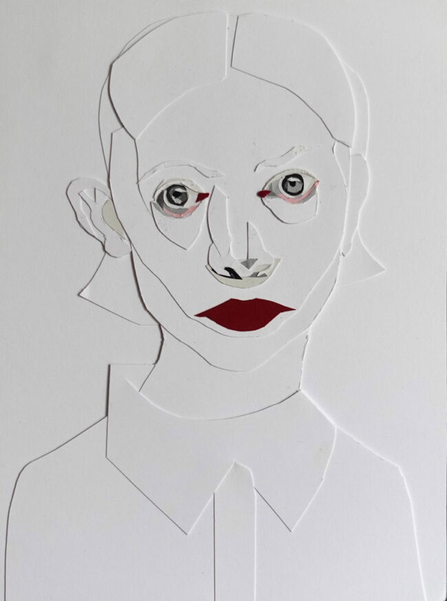 Bianca su Bianco | White #1 | 18×24 | carta